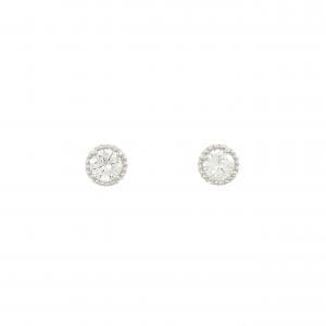 【リメイク】PT/ST ダイヤモンド ピアス 0.212CT 0.228CT E VS1-2 Good