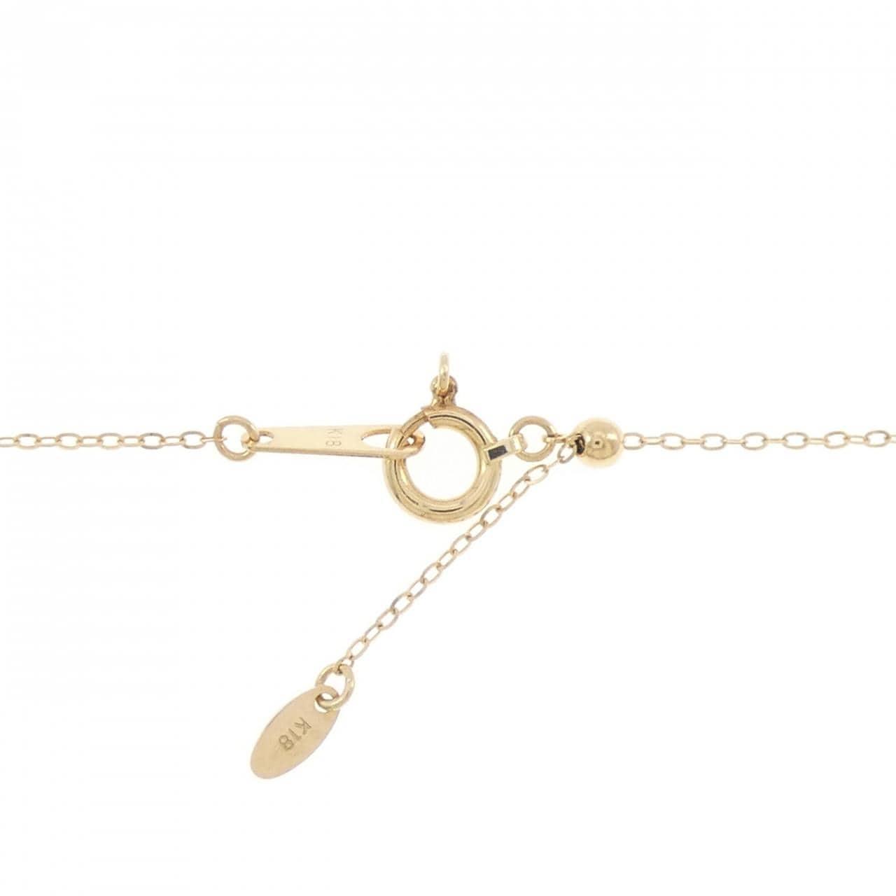 K18YG ダイヤモンド ネックレス 0.34CT