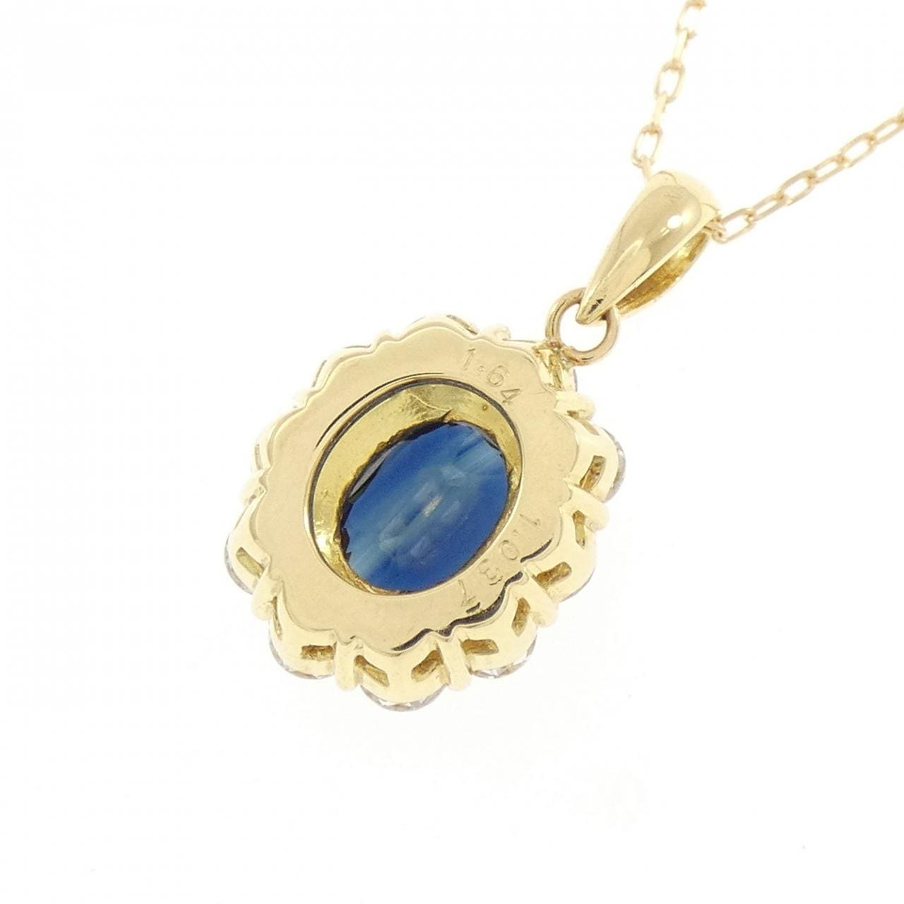 K18YG サファイヤ ネックレス 1.64CT