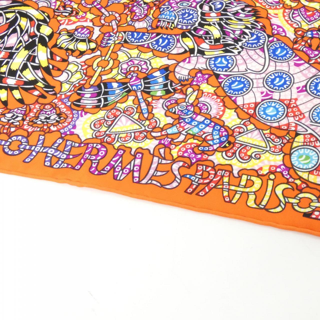 HERMES LALEGENDE DE LA FORET Carre Scarf