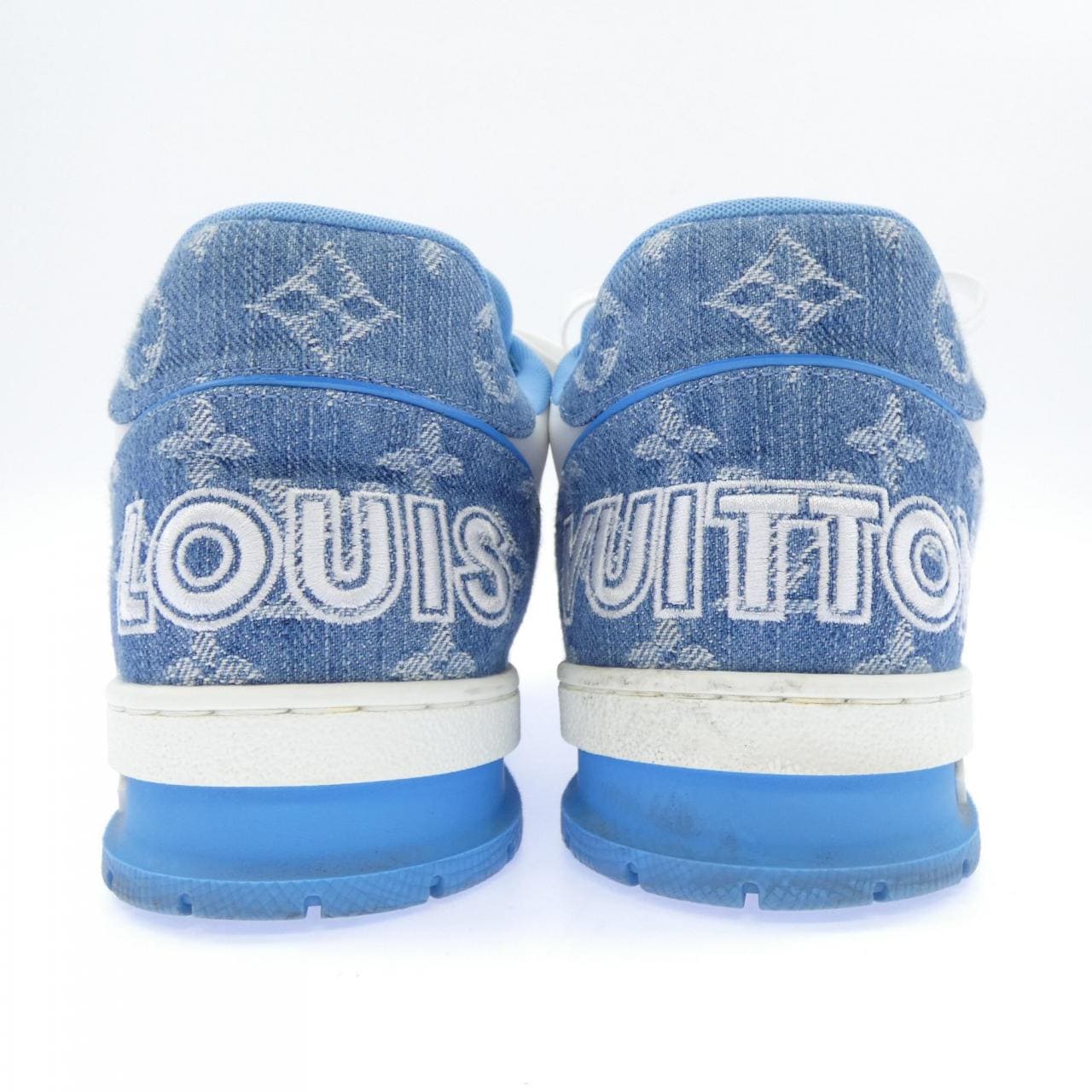 ルイヴィトン LOUIS VUITTON LVトレイナーライン モノグラムデニム スニーカー