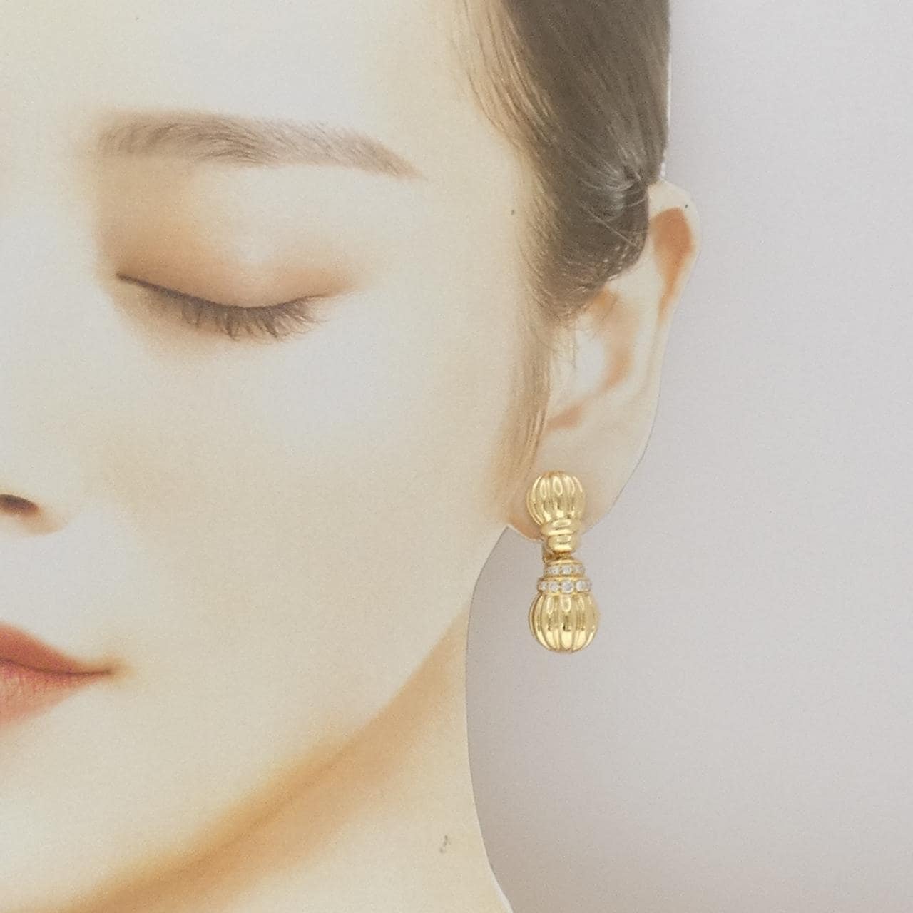 【ヴィンテージ】ブシュロン ダイヤモンド イヤリング