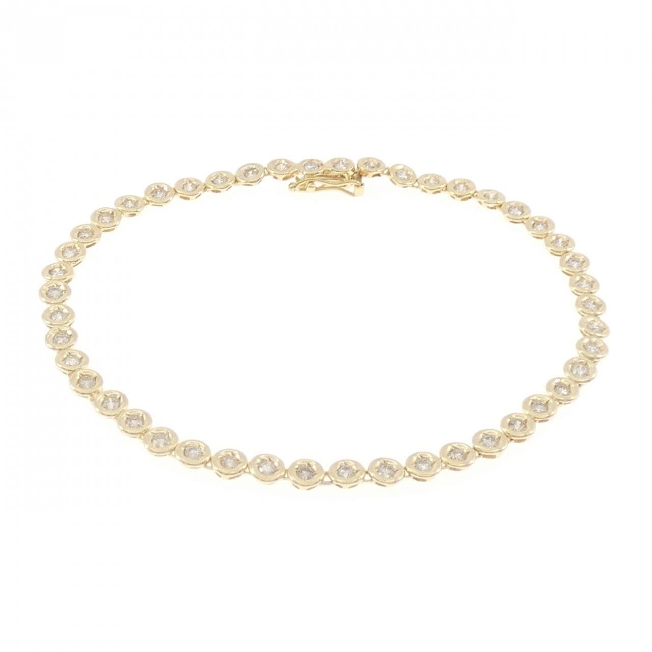 K18YG ダイヤモンド ブレスレット 1.00CT