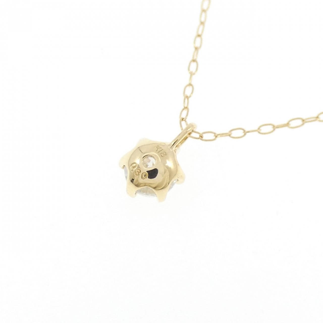 K18YG ダイヤモンド ネックレス 0.30CT