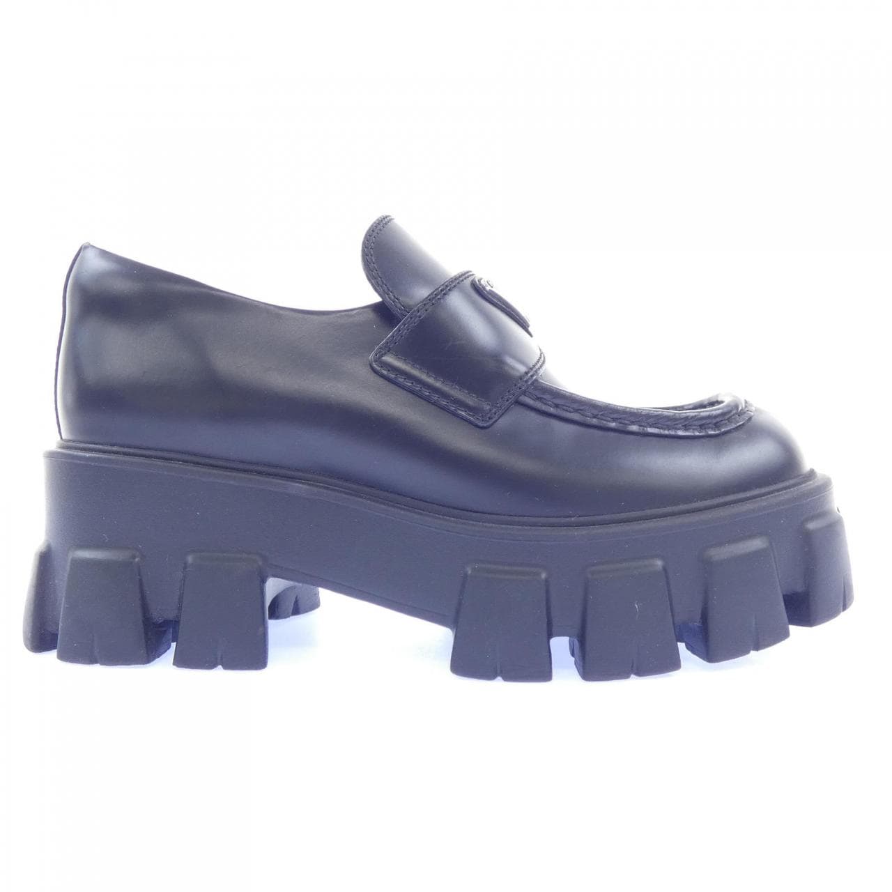 プラダ PRADA モノリス ローファー トライアングルロゴ 1D649M シューズ
