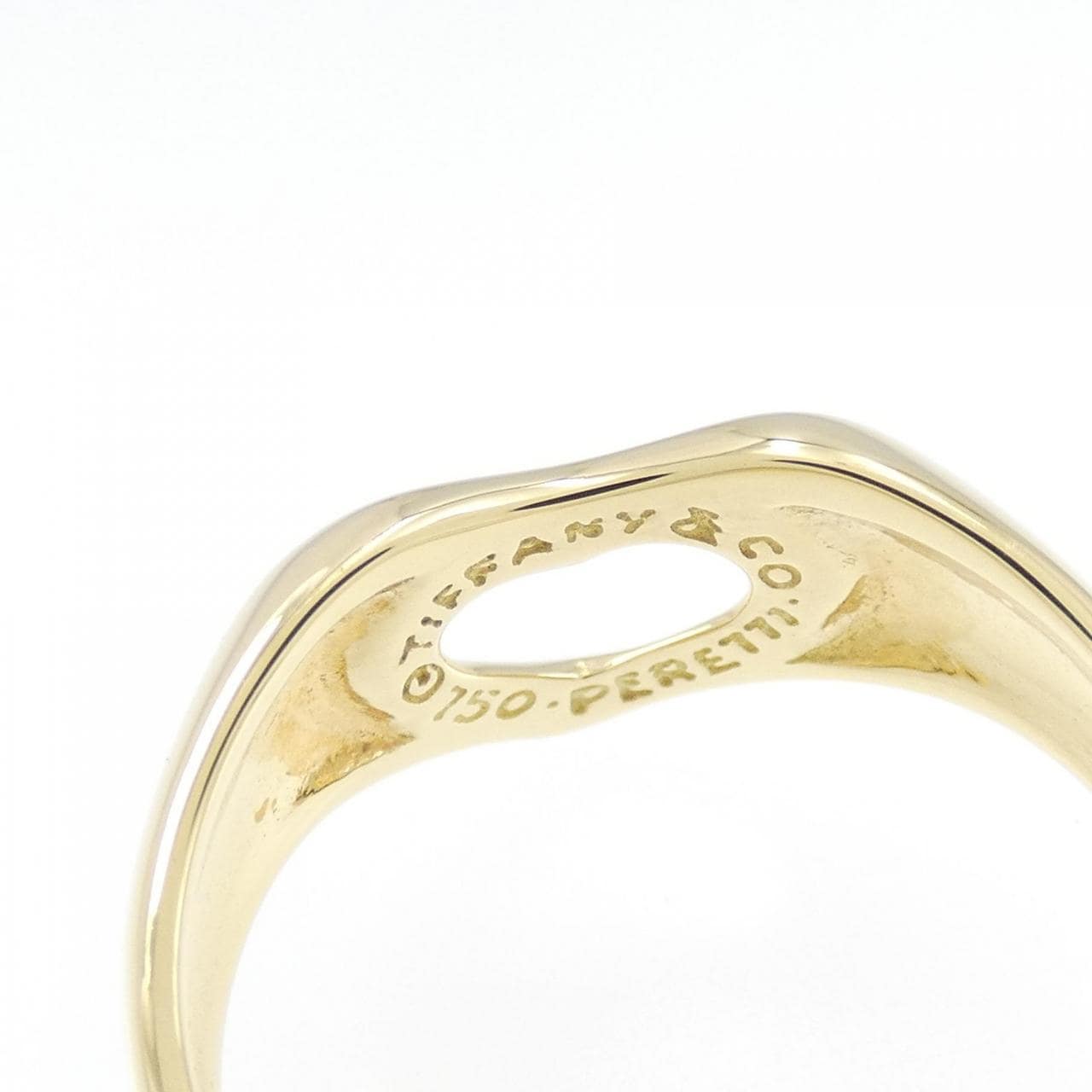 TIFFANY 750 黃金心形戒指