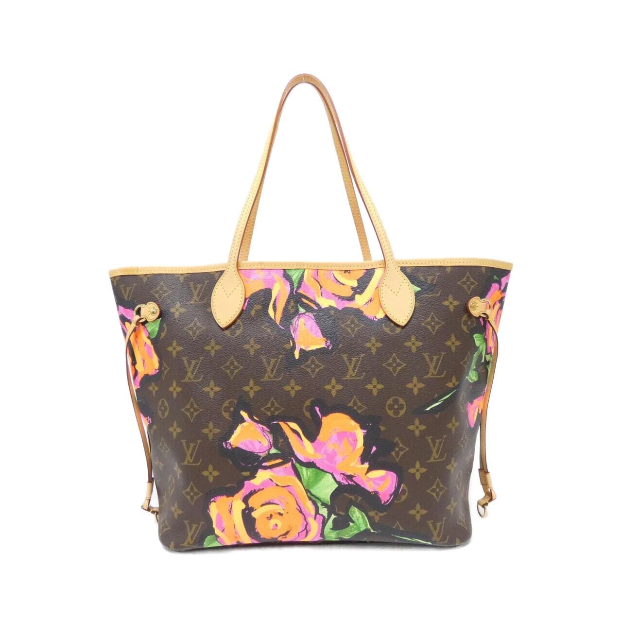 ルイヴィトン モノグラム ローズ(スティーブン スプラ） ネヴァーフル MM M48613 バッグ