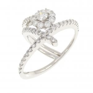 18KWG ダイヤモンド リング 0.18CT
