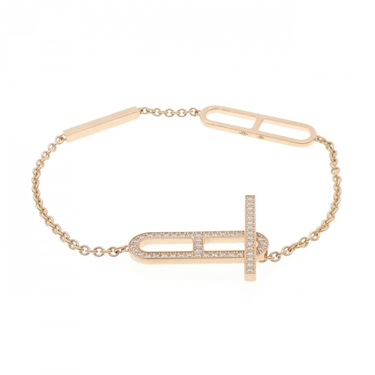エルメス エヴァー シェーヌダンクル ブレスレット 0.37CT
