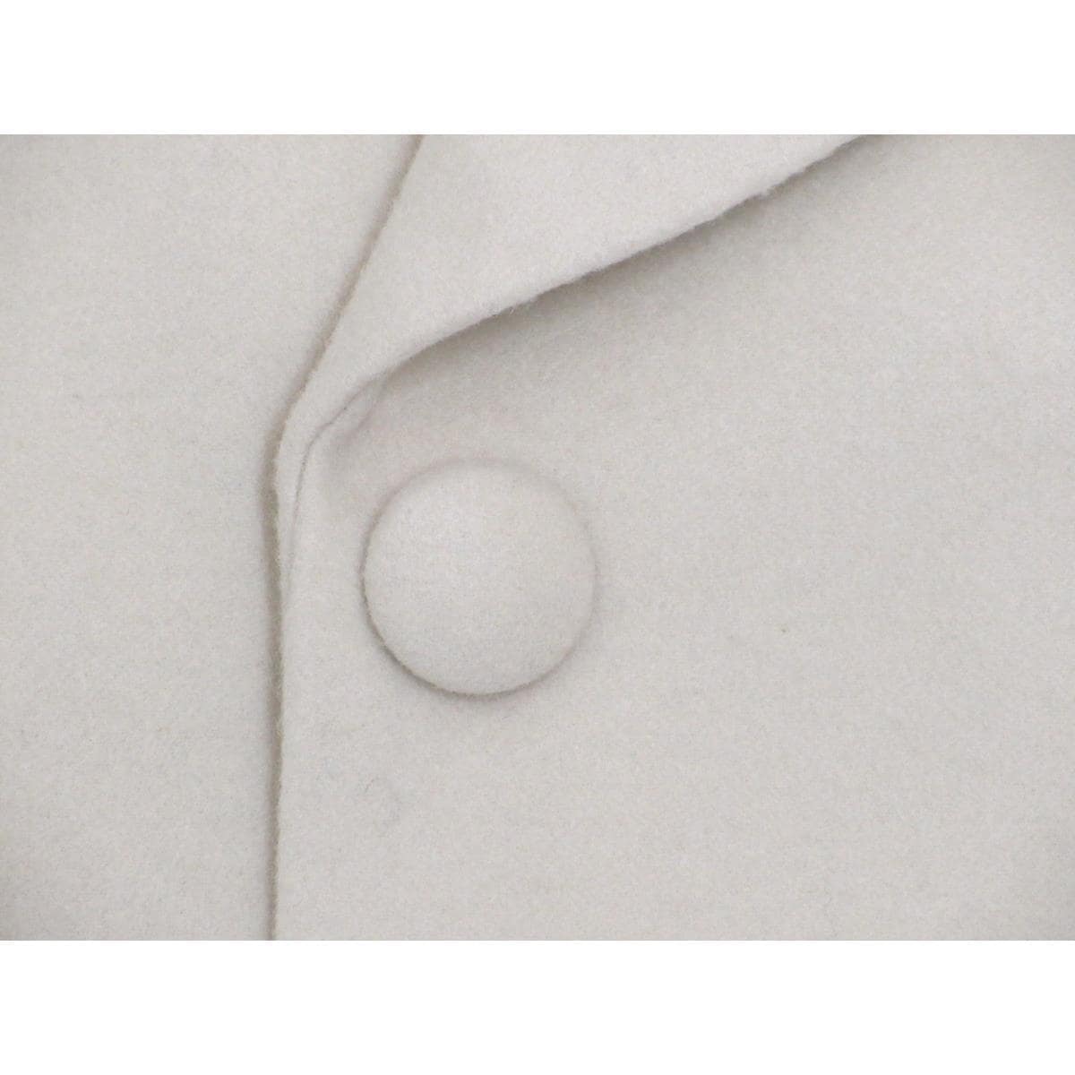 【新品】お洒落コート カシミヤ混 ヘチマ衿