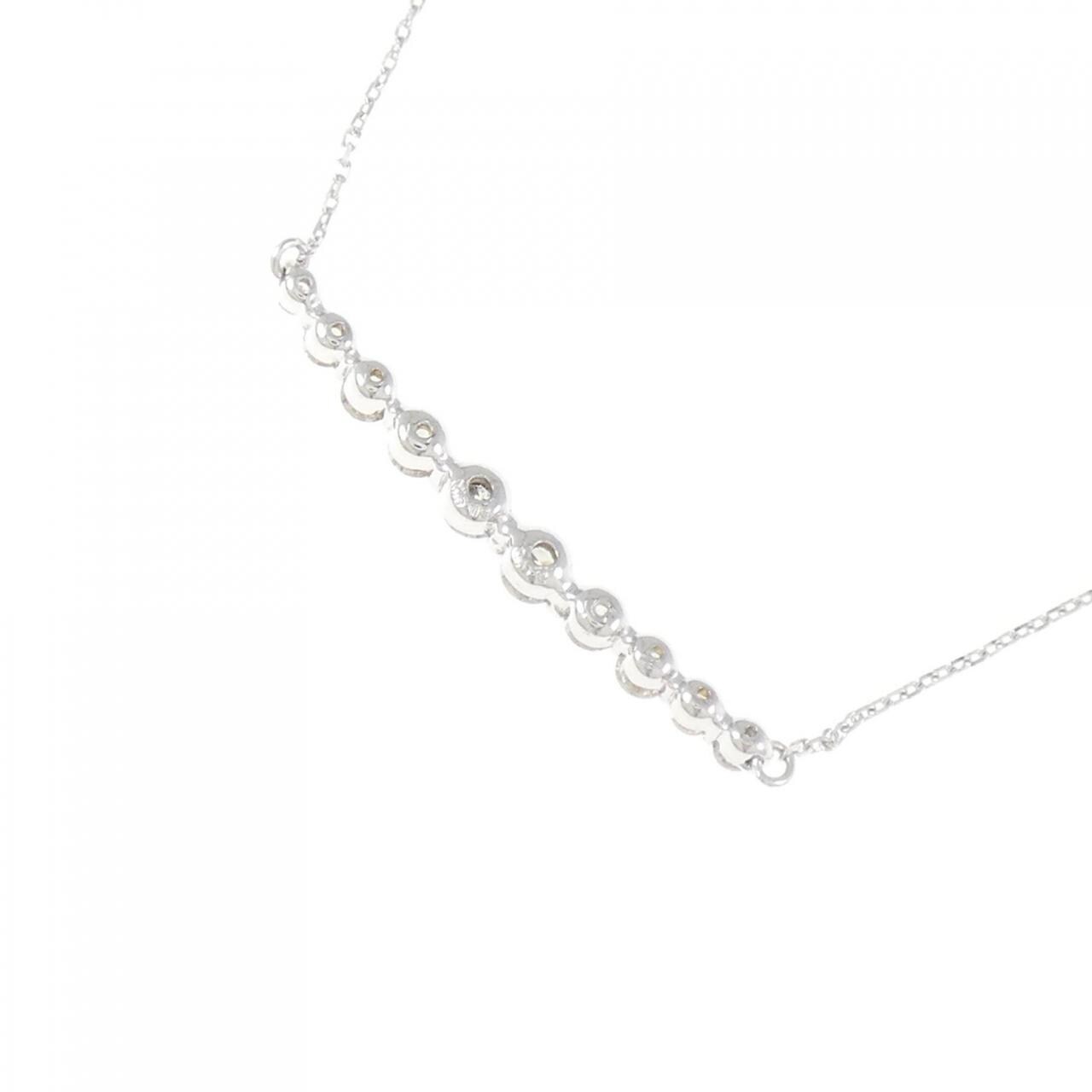 K18WG ダイヤモンド ネックレス 0.52CT