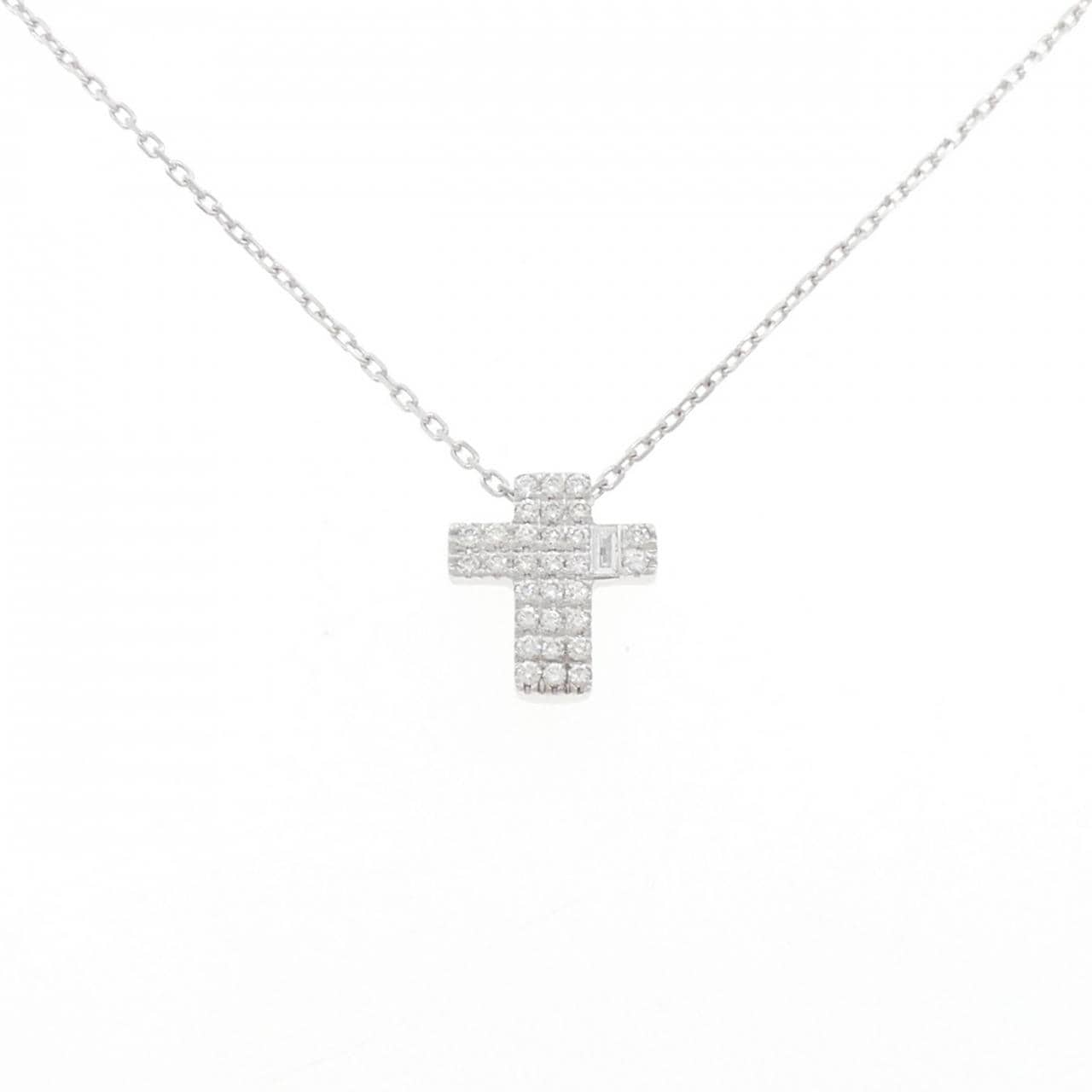 ASPREY Cross Diamond Necklace