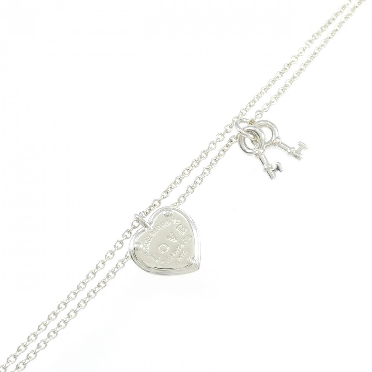 TIFFANY Return Two TIFFANY Heart Tag Key Bracelet