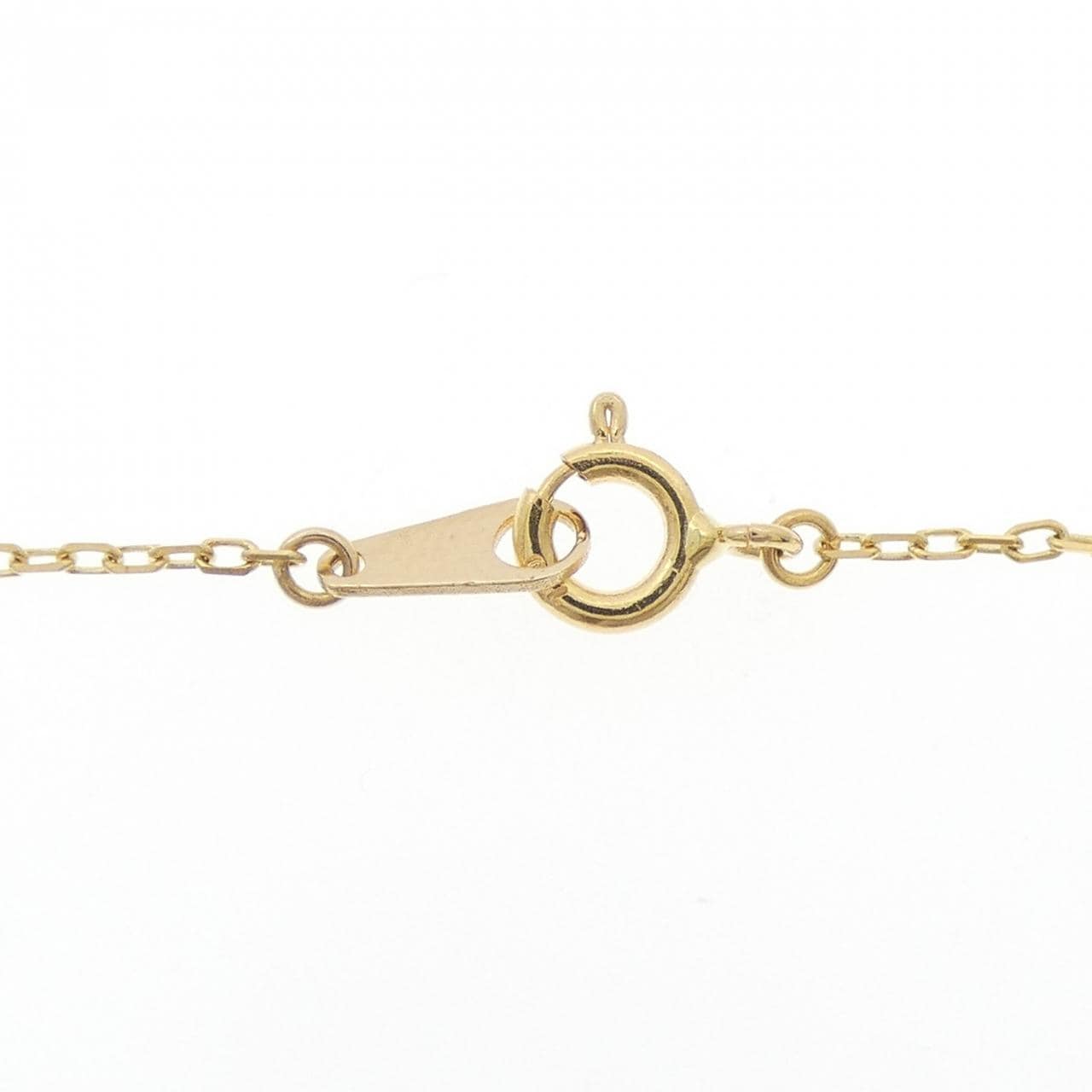 K18YG フラワー オニキス ネックレス