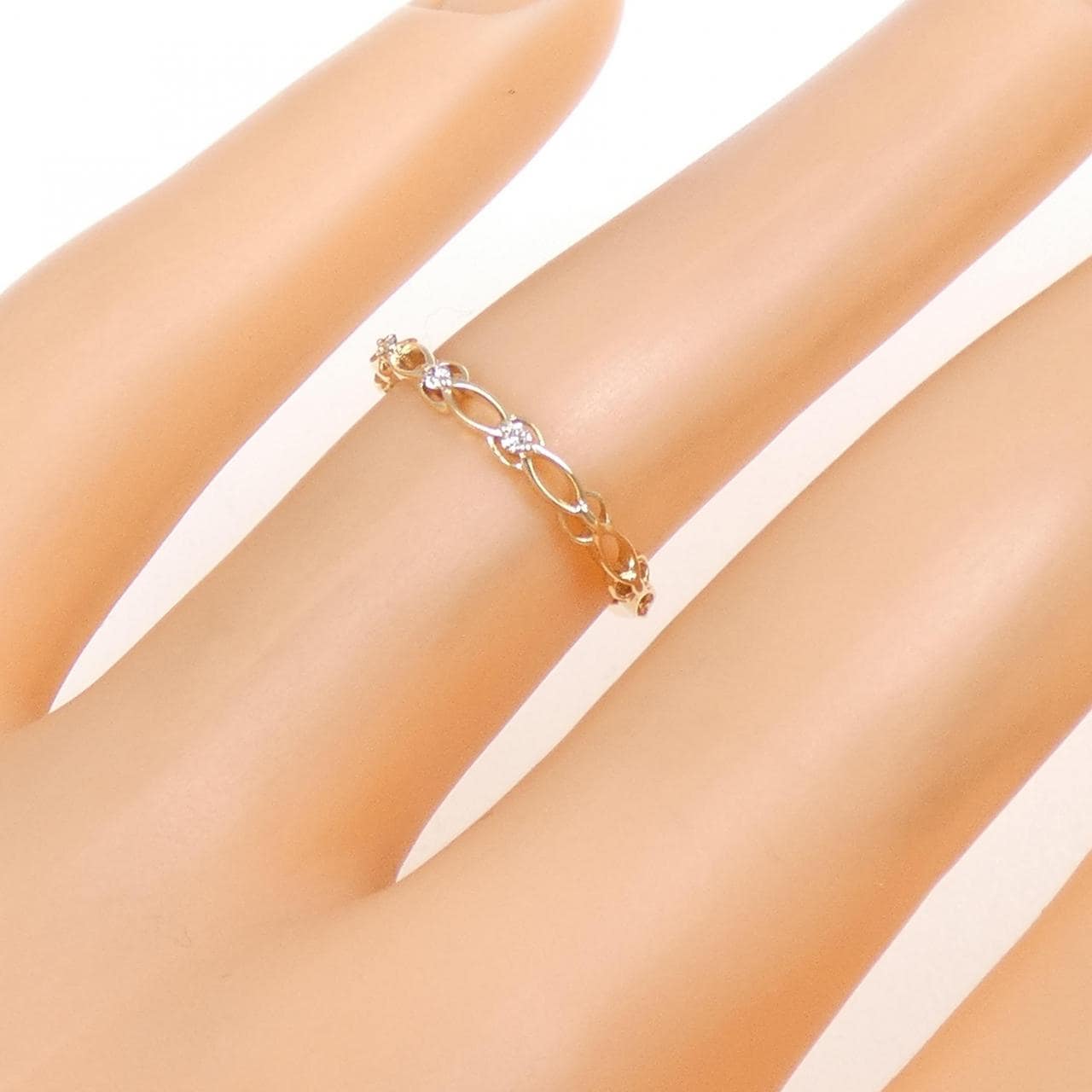 アガット ダイヤモンド リング 0.02CT