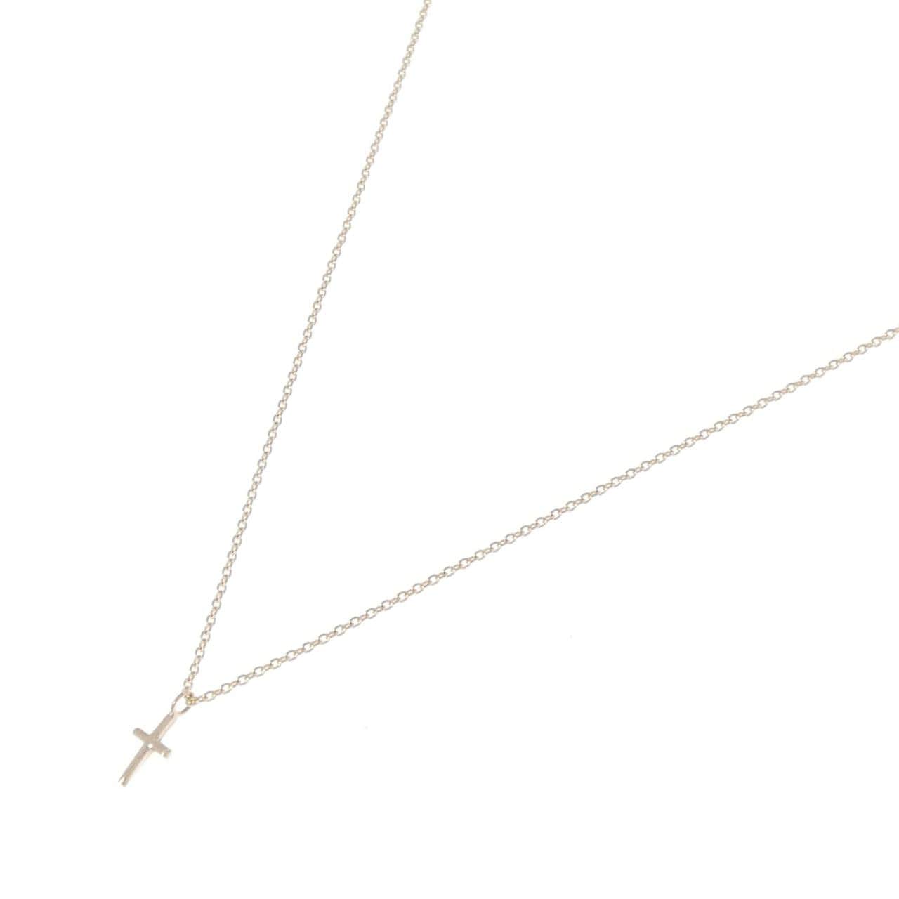K10YG クロス ネックレス