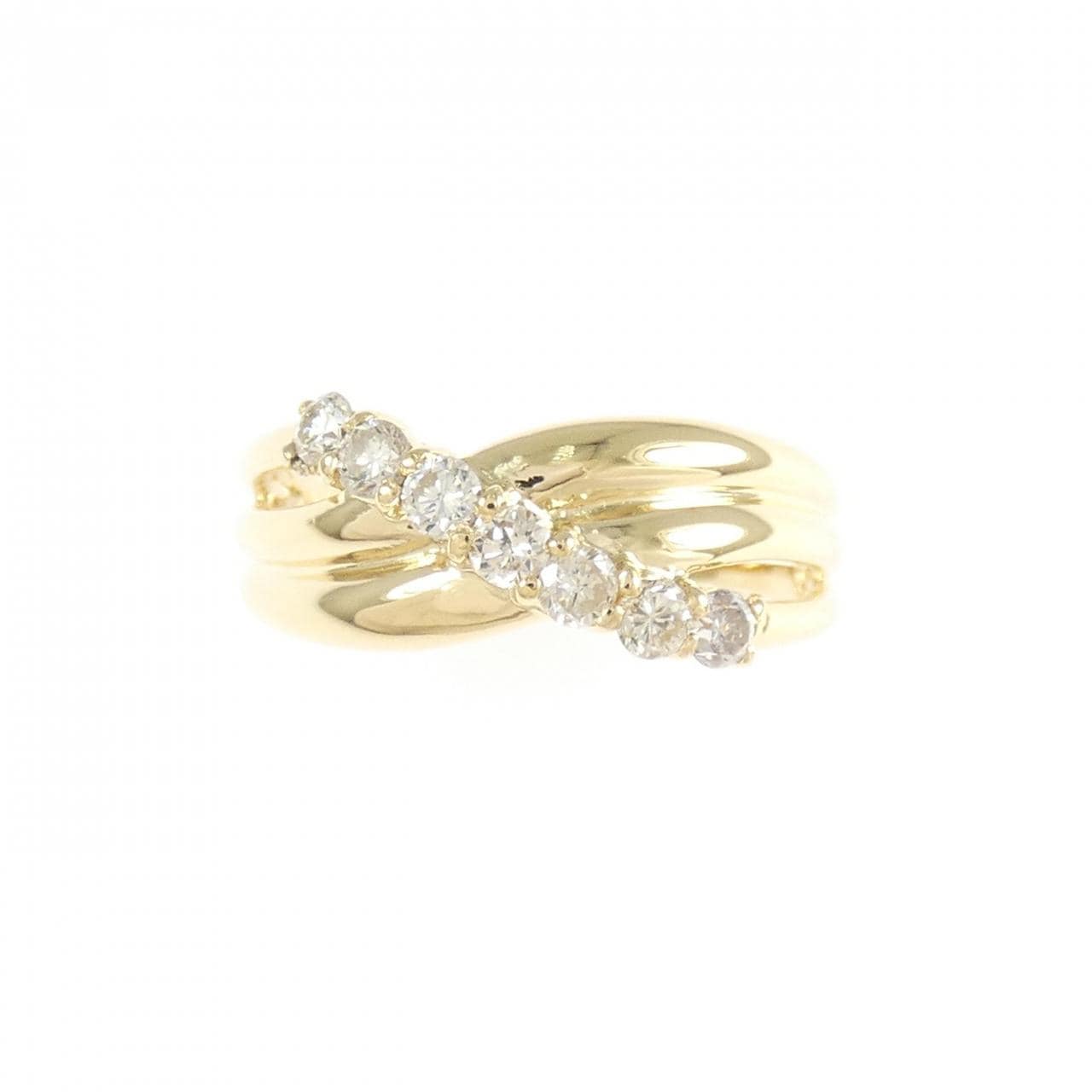 K18YG ダイヤモンド リング 0.20CT