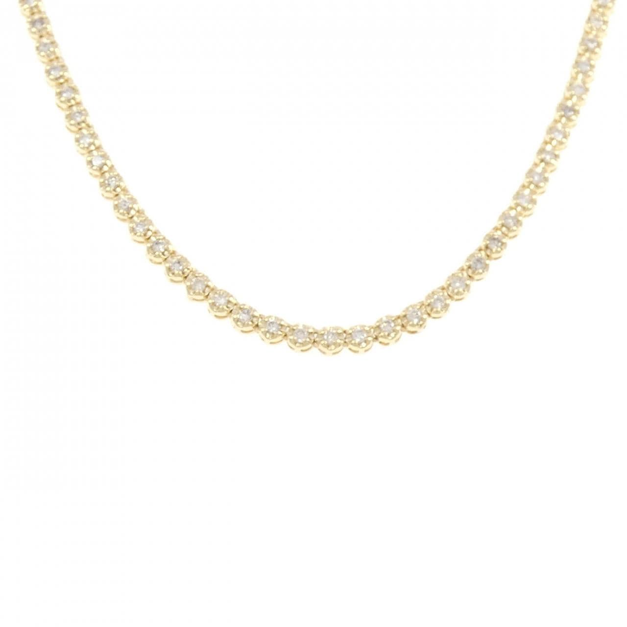 K18YG ダイヤモンド ネックレス 2.00CT