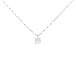 ティファニー ソリティア ネックレス 0.34CT F VVS1 3EXT