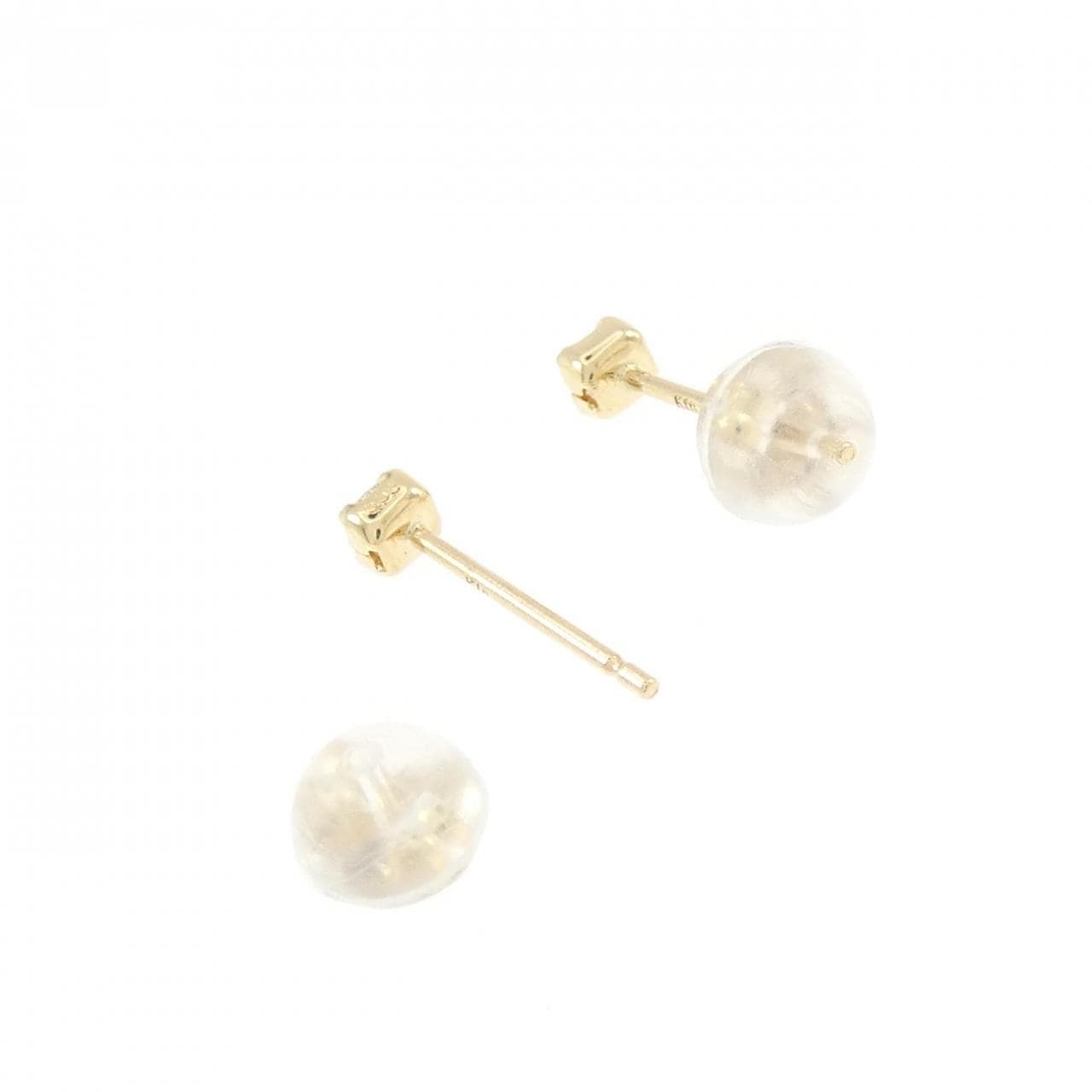 K18YG ダイヤモンド ピアス 0.1CT