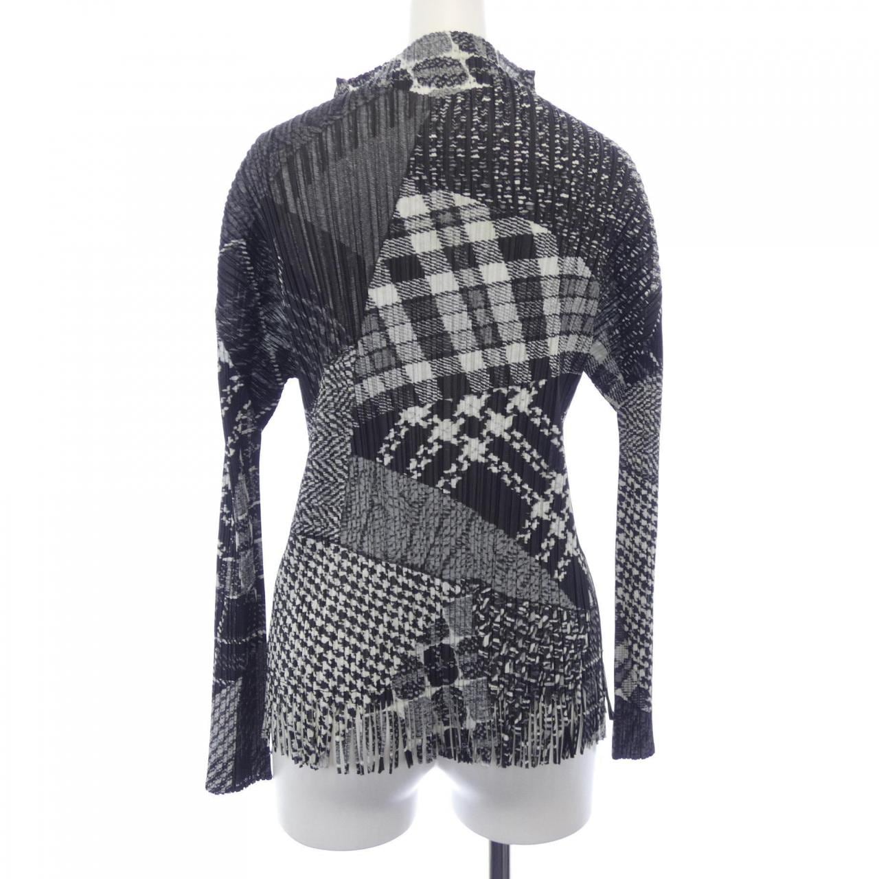 プリーツプリーズ PLEATS PLEASE クレイジーパターン フリンジ PP43-JK744 7569102 トップス