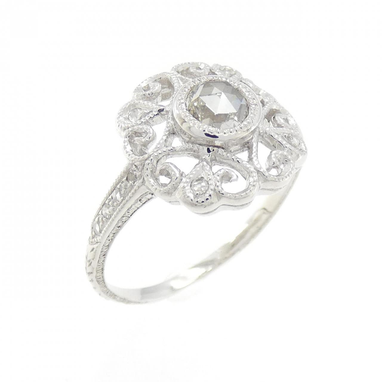 750WG ダイヤモンド リング 0.27CT