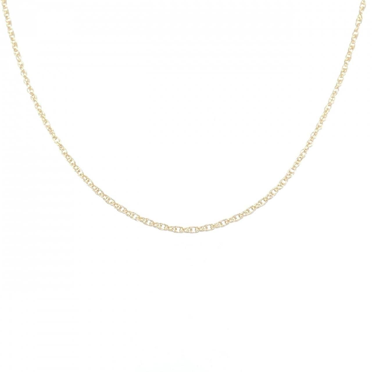 K18YG chain necklace