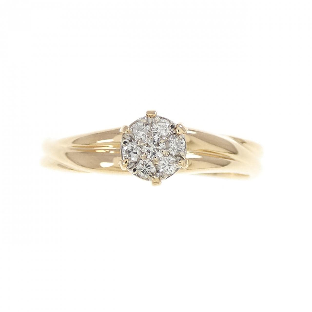 K18YG ダイヤモンド リング