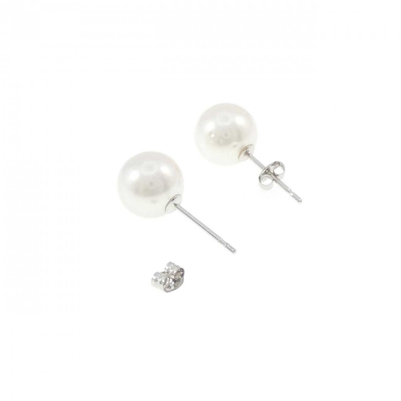 PT900 アコヤパール ピアス 8.4mm