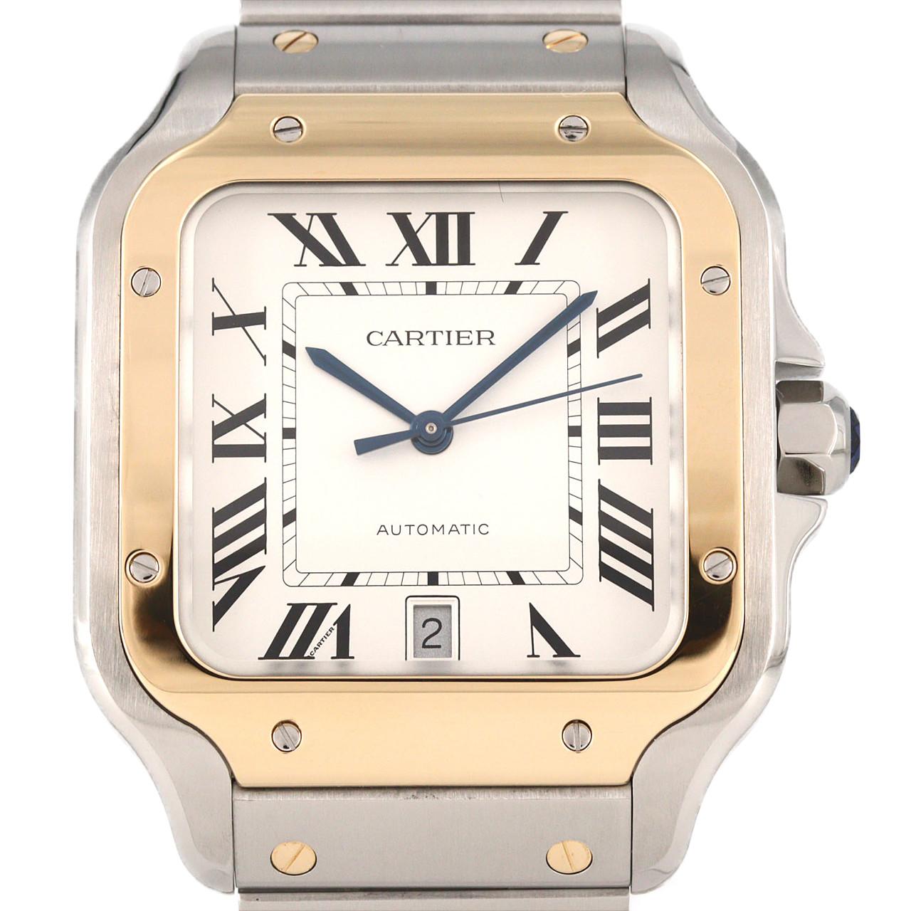 カルティエ サントス･ドゥ･カルティエLM コンビ W2SA0009 SSxYG 自動巻