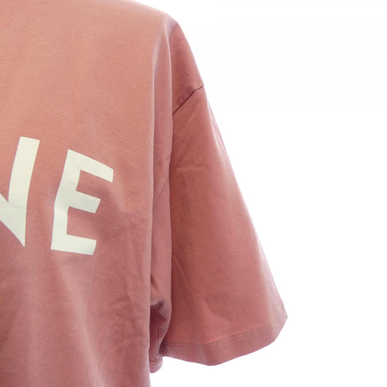 セリーヌ CELINE CELINEプリント クロップドTシャツ 2X761671Q Tシャツ