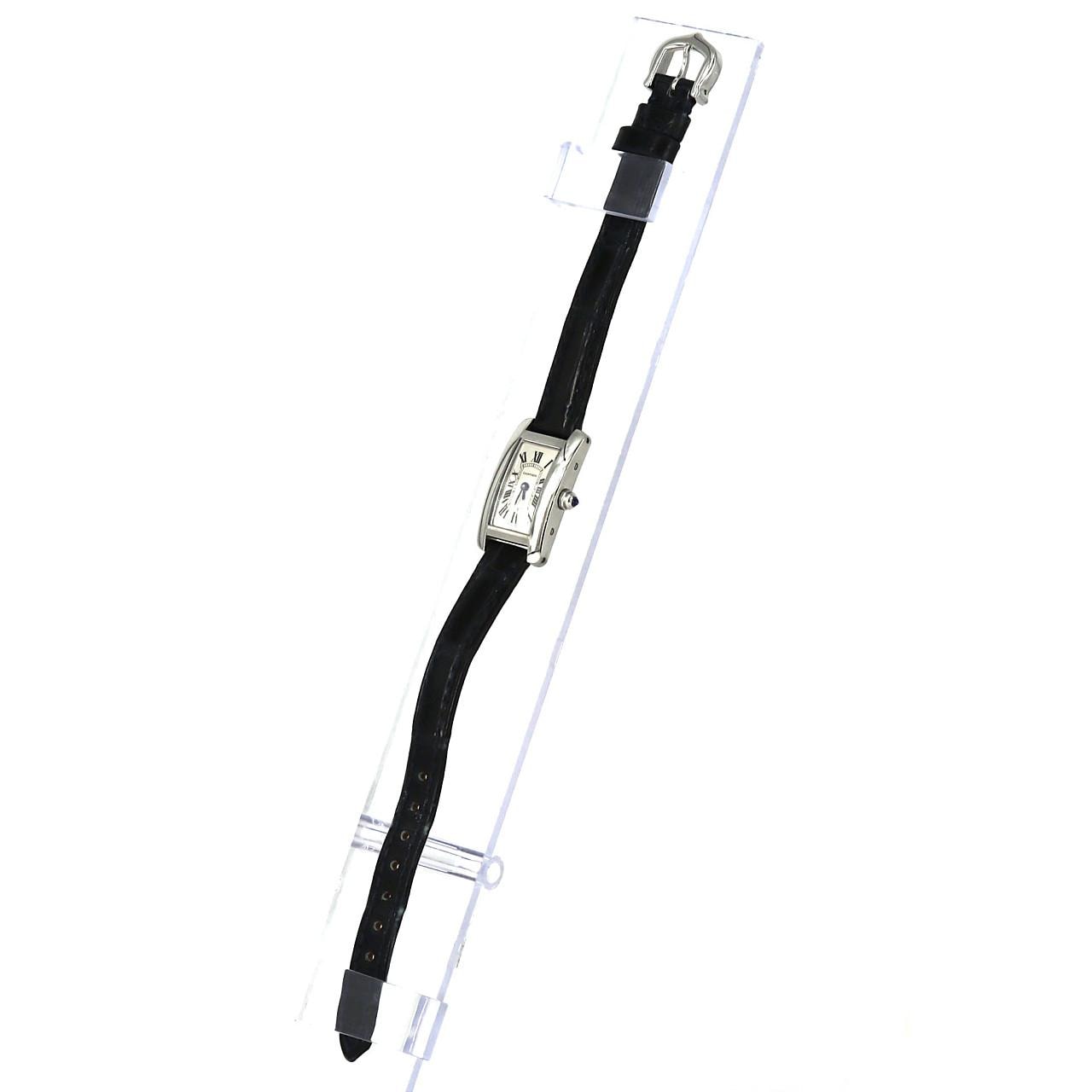 カルティエ ミニタンクアメリカン WSTA0032 SS クォーツ