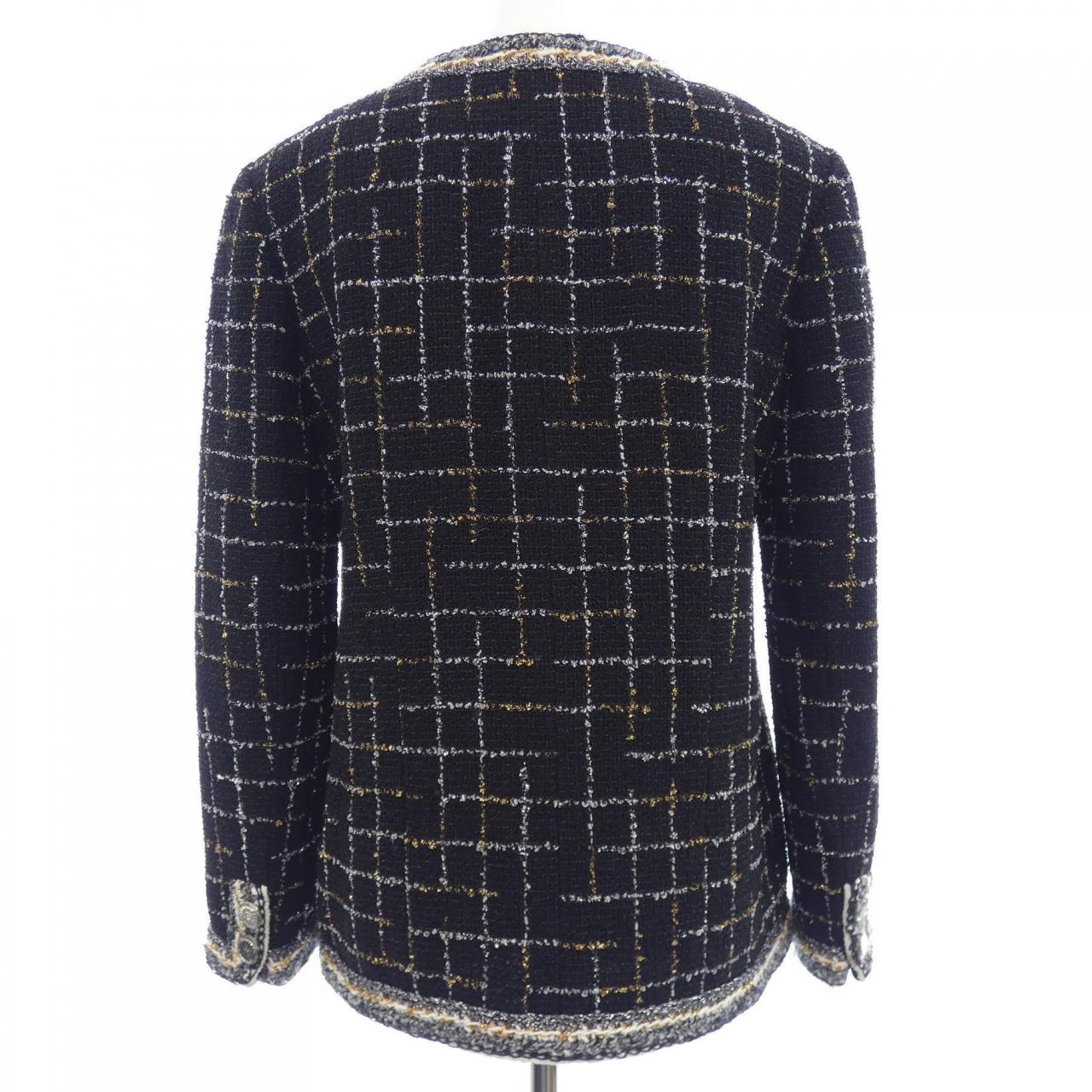 シャネル CHANEL P56399V42458 17S ノーカラージャケット