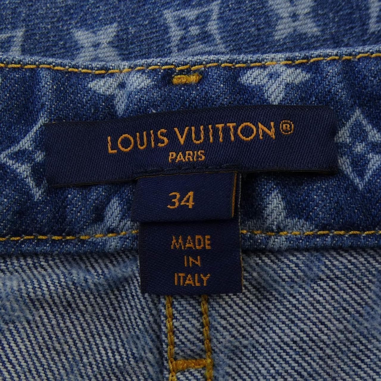 ルイヴィトン LOUIS VUITTON モノグラムデニム バミューダショツ FTPA42EFY ショートパンツ
