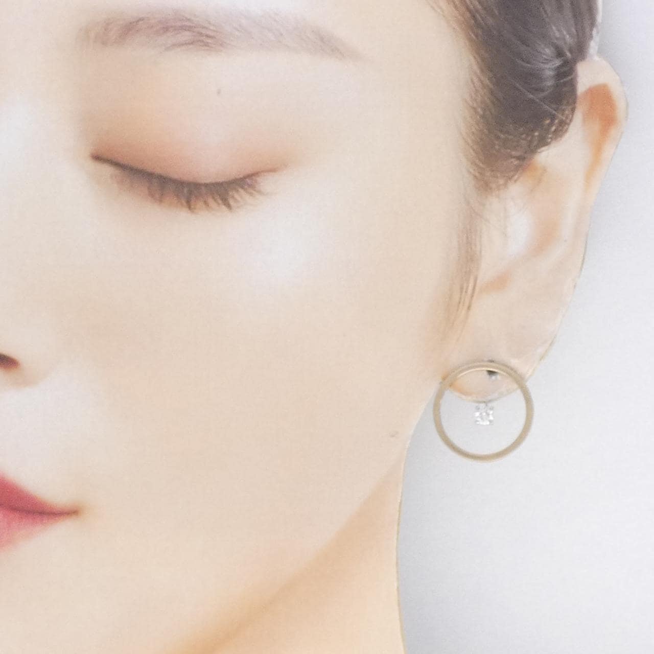 750YG/750WG ダイヤモンド ピアス