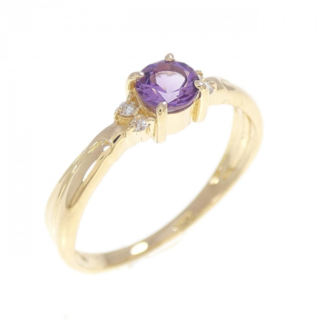K18YG アメジスト リング