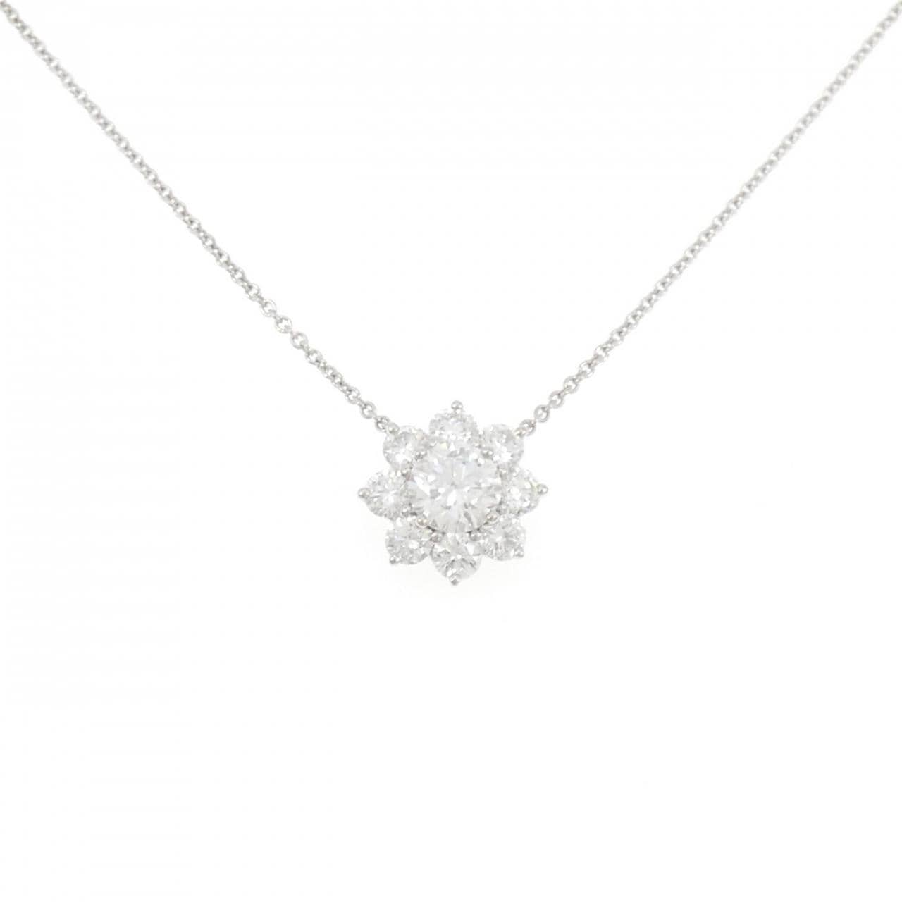 ハリーウィンストン サンフラワー スモール ネックレス 0.70CT