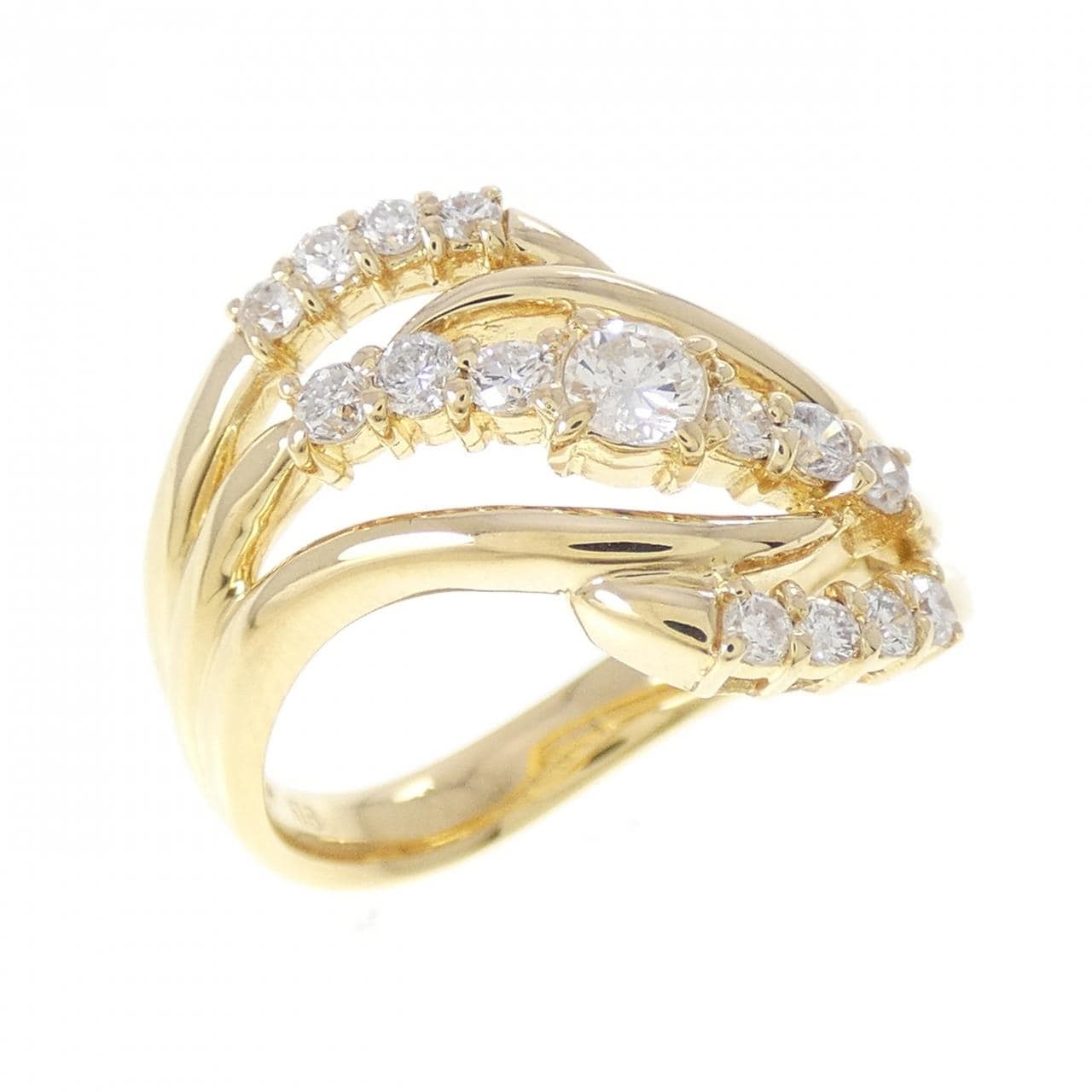 K18YG ダイヤモンド リング 0.51CT