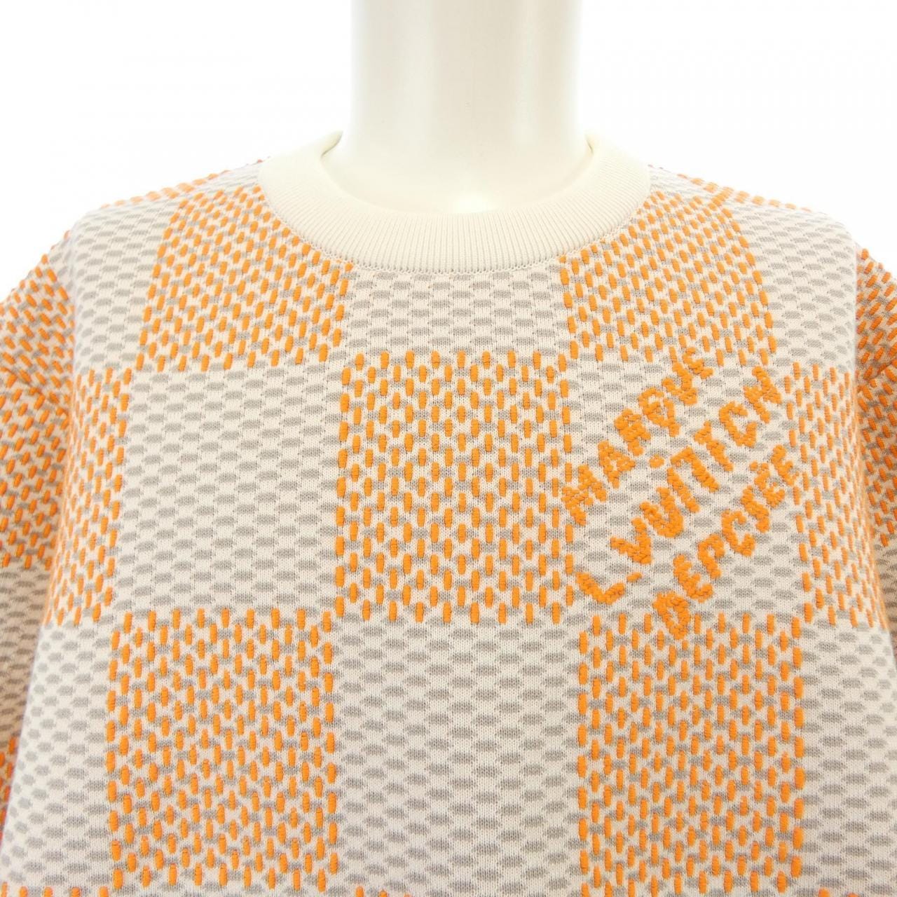 ルイヴィトン LOUIS VUITTON ダミエジャガードコットンプルオーバー HQN81WZ34 ニット