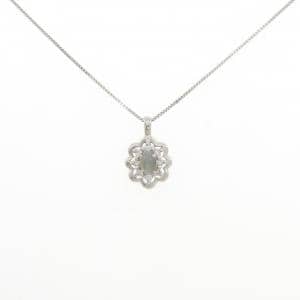 PT900/PT850 アレキサンドライトキャッツアイ ネックレス 0.25CT