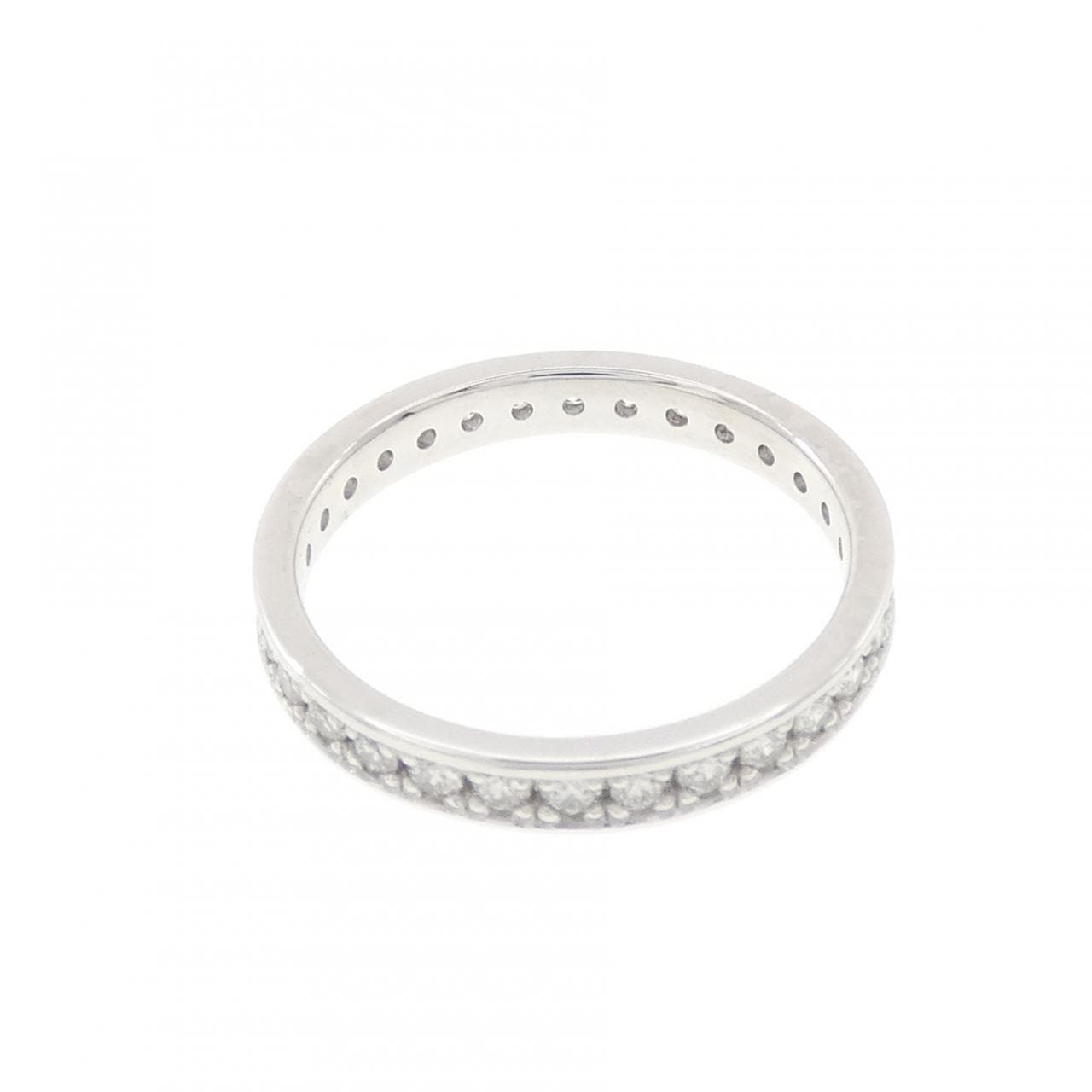 PT950 フルエタニティ ダイヤモンド ピンキーリング 0.30CT