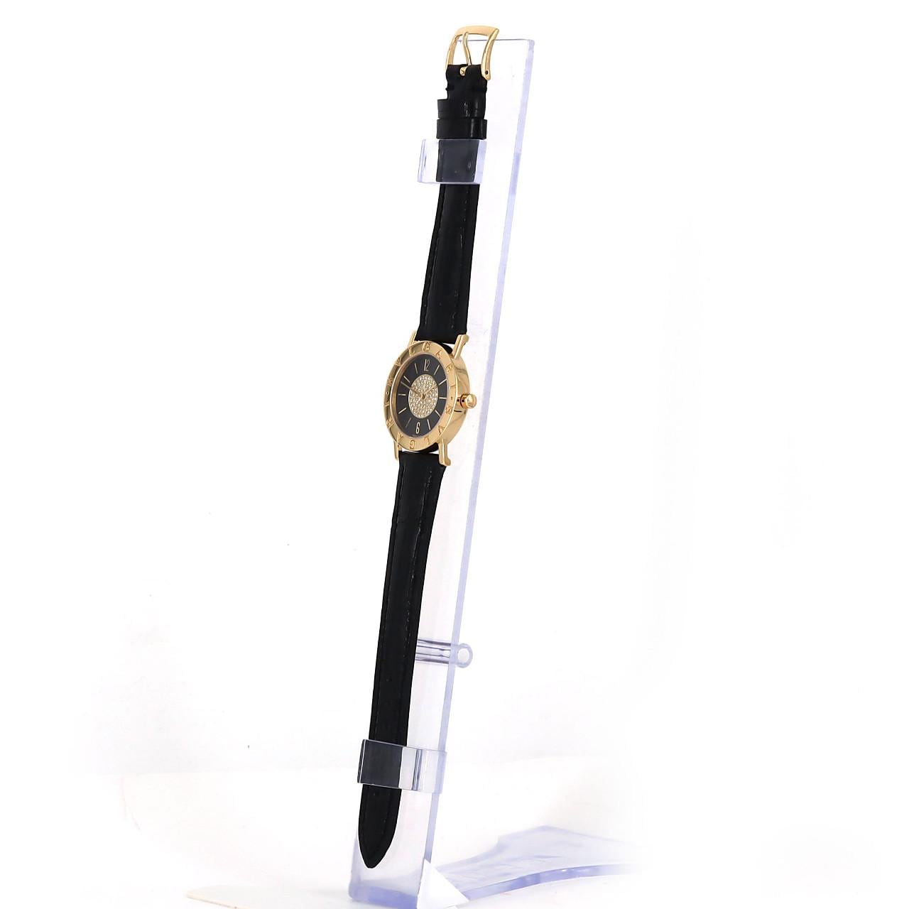 BVLGARI BVLGARI BVLGARI YG Center Pavé BB30DGL YG Quartz