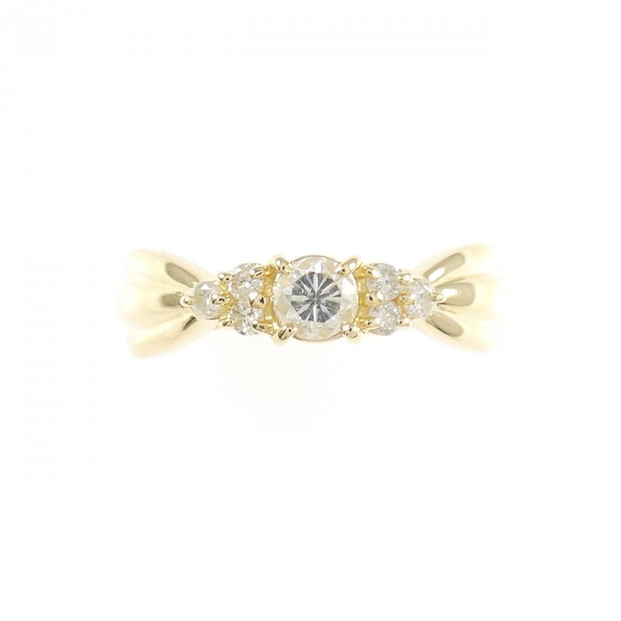 K18YG ダイヤモンド リング 0.30CT