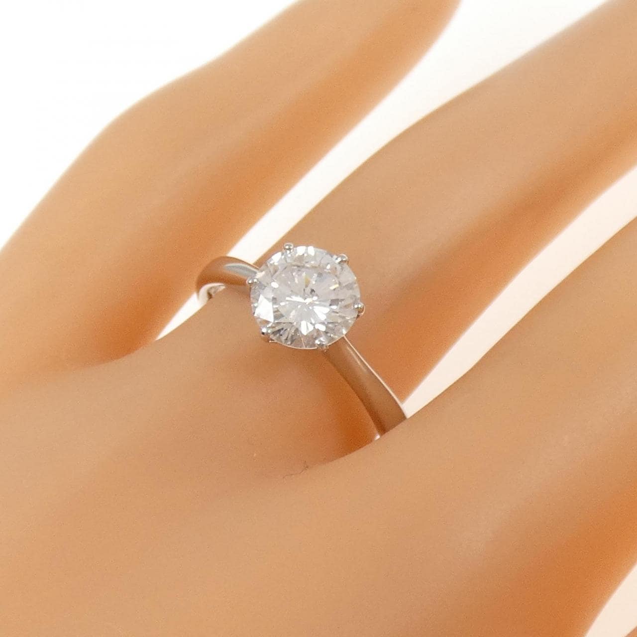 【リメイク】PT900 ダイヤモンド リング 1.160CT F I1 VG