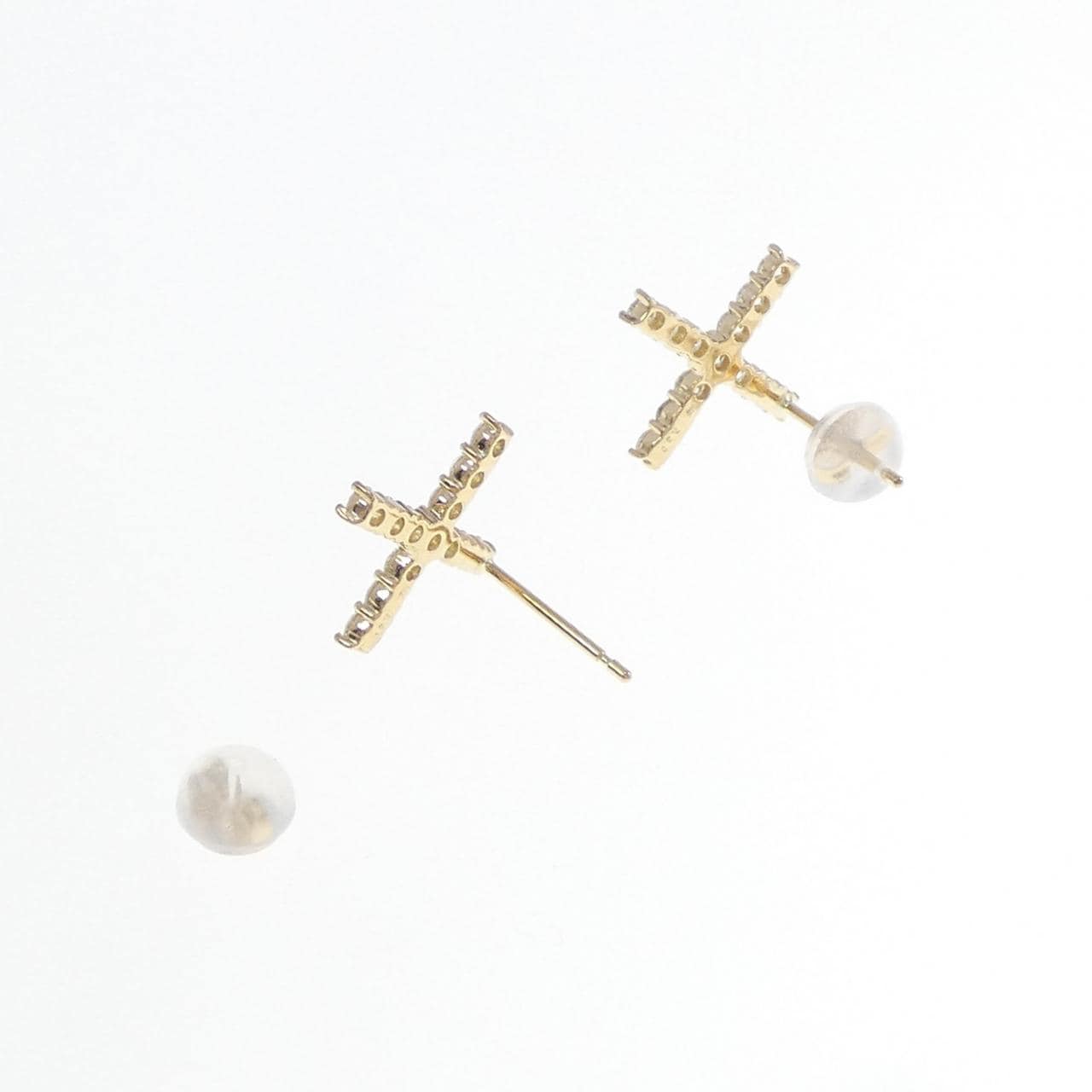 【リメイク】K18YG ダイヤモンド ピアス 0.60CT