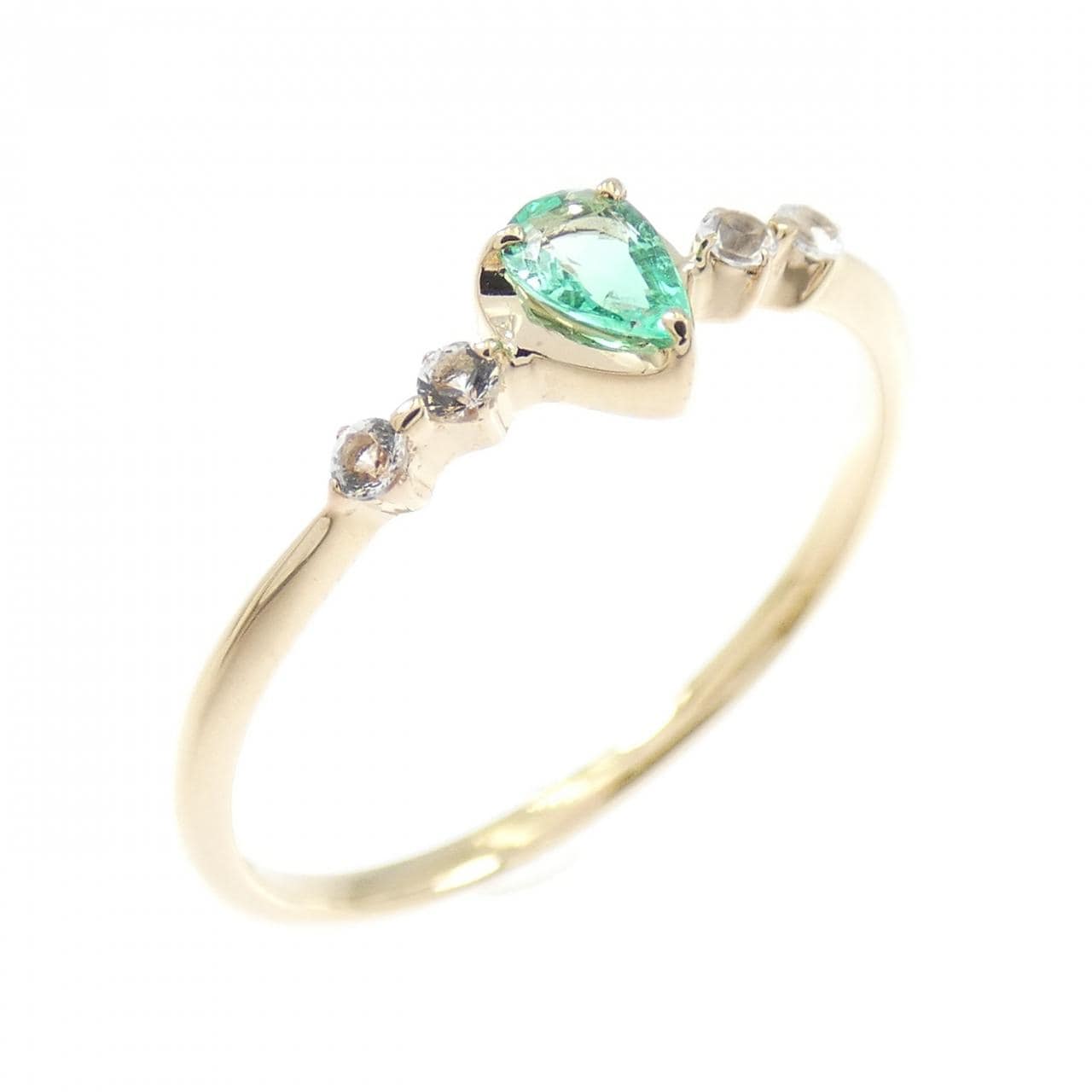 K10YG エメラルド リング