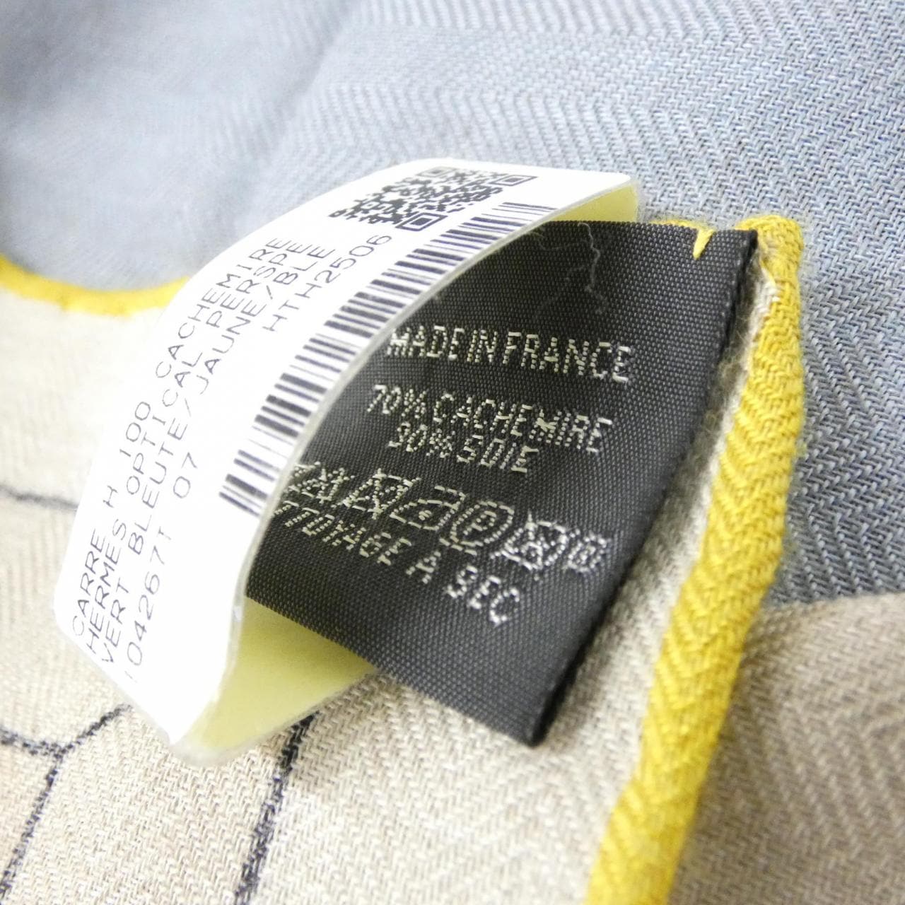 【未使用品】エルメス HERMES OPTICAL PERSPE カレ アッシュ 104267T スカーフ