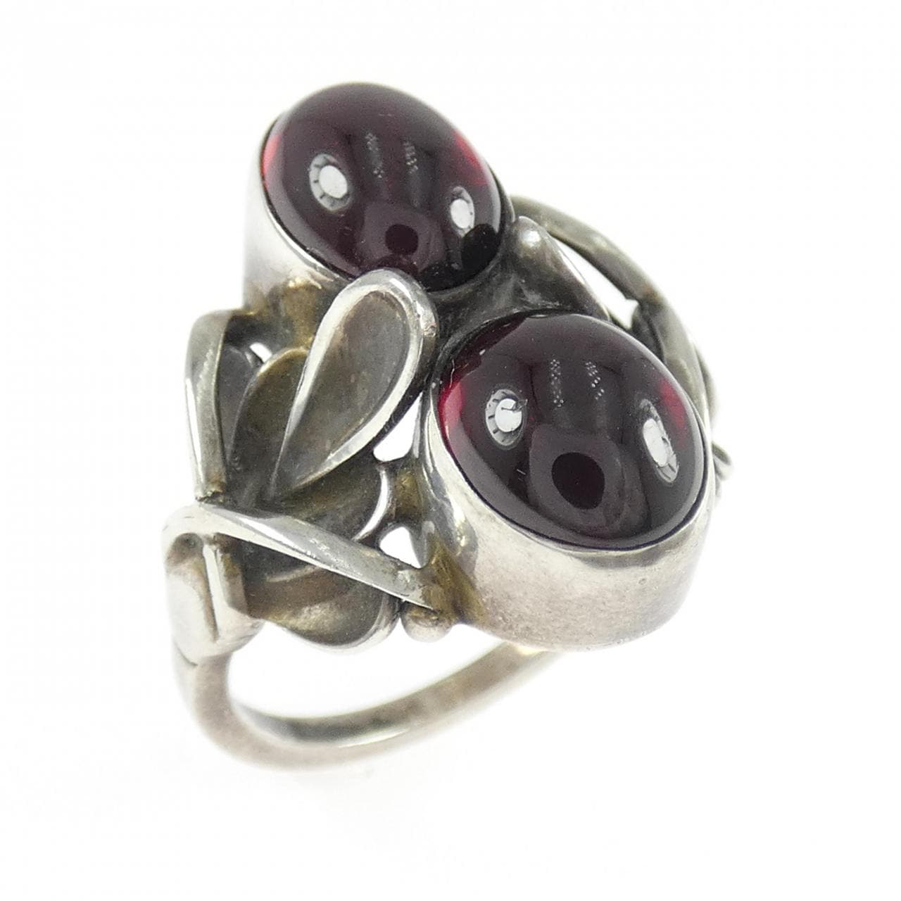 ジョージ ジェンセン ガーネット リング