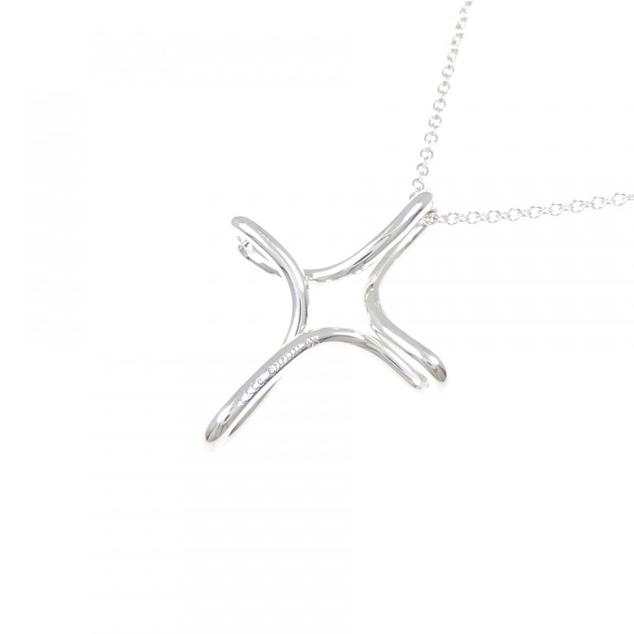 ティファニー インフィニティ クロス ネックレス