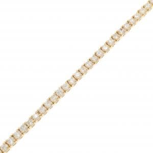 K18YG ダイヤモンド ブレスレット 3.01CT